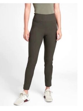 Athleta Wander Slim Ankle Pant Olive Green Sz 8
